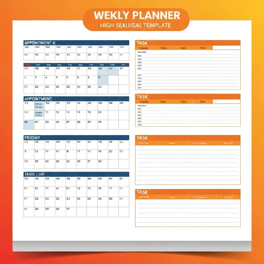 Weekly Planner Template